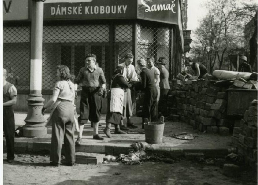 Pražské povstání v květnu 1945 v Praze 4.
