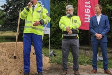 V jižní části Točné byla 22. července oficiálně zahájena výstavba nového systému oddílné splaškové kanalizace.