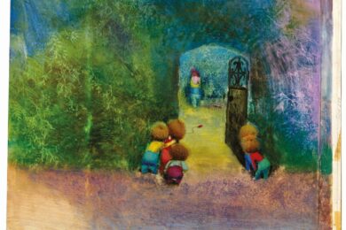 Obraz Zahrada od Jiřího Trnky.