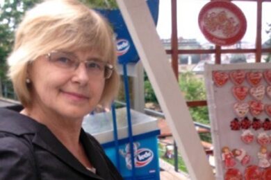 Česká filmařka Eva Houdová po svém návratu z Bruselu bydlí v pražských Holešovicích.