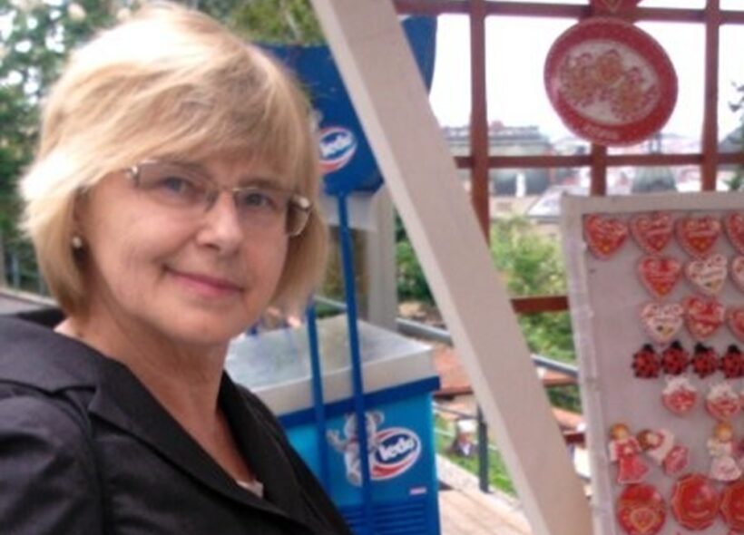 Česká filmařka Eva Houdová po svém návratu z Bruselu bydlí v pražských Holešovicích.