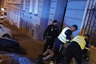 Hlídka městské policie z Prahy 3 zasahovala v domě s pečovatelskou službou, kde se pohyboval silně utlumený muž.
