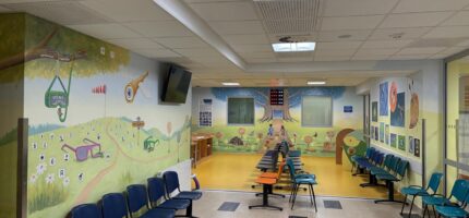 Celkový pohled na dětskou čekárnu.