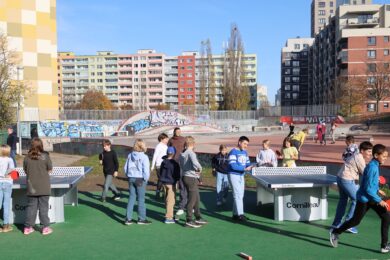 V rámci projektu byly v Lužinách instalovány tři nové stoly na stolní tenis – dva u skateparku Lužiny a jeden ve vnitrobloku Brdičkova-Amforová.
