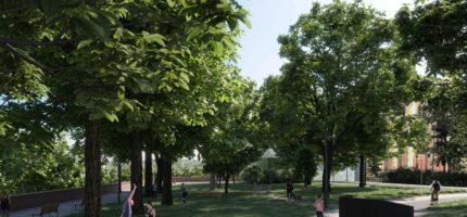 Vizualizace budoucí podoby Karlovského předmostí v Praze 2.