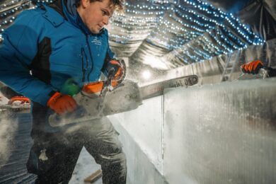 Prostor před západním vstupem do obchodního centra Westfield Černý Most se ve druhé polovině prosince promění v pohádkové království z ledu.