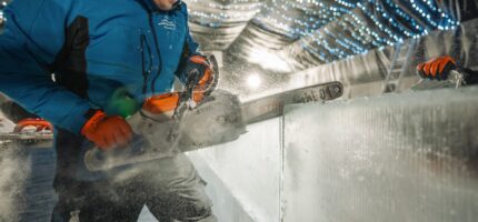 Prostor před západním vstupem do obchodního centra Westfield Černý Most se ve druhé polovině prosince promění v pohádkové království z ledu.