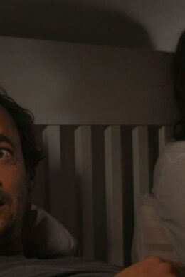 S hercem Jiřím Rendlem ve filmovém snímku Přišla v noci. 