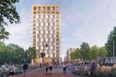 Vítězný návrh nového centra na Červeném Vrchu v Praze 6.