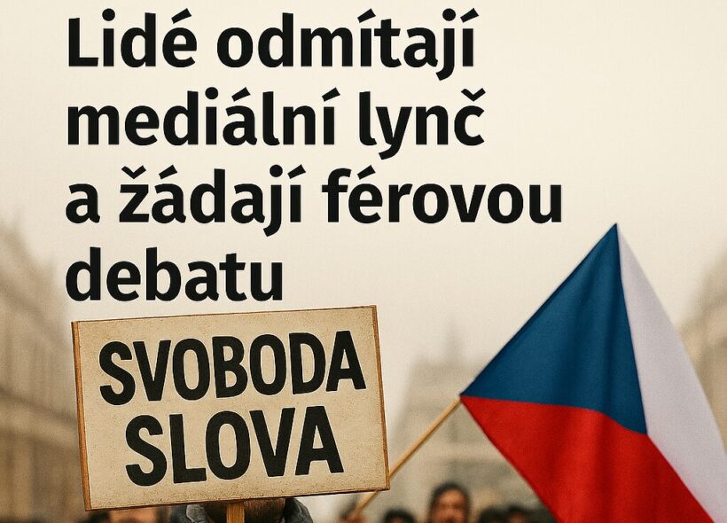 Podpis petice na obranu svobody slova. Iniciátoři i signatáři odmítají mediální tlak a varují před atmosférou, v níž se jiný názor trestá místo toho, aby se o něm diskutovalo.