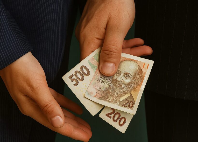 „Transparentnost začíná tam, kde končí mlčení.“  
Symbolický detail, který připomíná, že v politice nejde jen o pravidla, ale i o důvěru.
Když se veřejná kontrola mění v nástroj vnitřních her, ztrácí smysl.
Otázka nezní, kdo drží peníze — ale kdo drží odpovědnost.