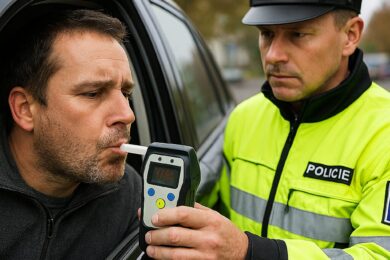 Ilustrační moment silniční kontroly. Odborníci upozorňují, že bez fyzických bariér a moderního dohledu zůstává jízda pod vlivem alkoholu či drog reálným rizikem.
