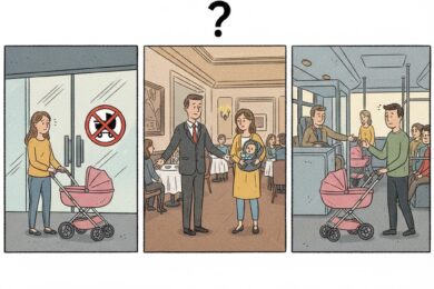 Někde nejsou kočárky vítány...