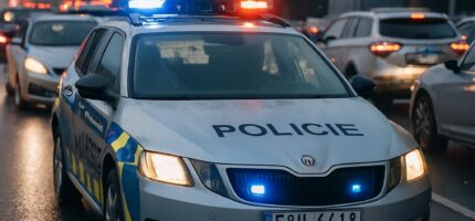 Závod s časem na Jižní spojce.  
Pražští dálniční policisté prorážejí kolonu, za nimi vůz s rodičkou v bolestech. Majáky osvětlují mokrou vozovku, auta uhýbají, napětí roste. Každá minuta rozhoduje. Holčička se narodí pět minut po příjezdu — a bez této cesty by přišla na svět v autě.