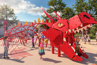 Rozpočet myslí i na dokončení rekonstrukce oblíbeného dětského hřiště U Draka v Riegrových sadech.