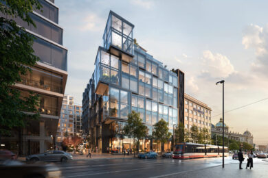 Území mezi Římskou ulicí a Vinohradskou třídou bude daleko lépe průchozí pro pěší. Na nově vzniklých veřejných prostranstvích přibude zeleň a umělecké instalace.