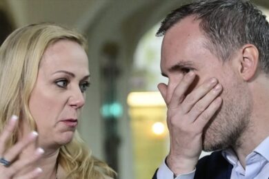 Jana Komrsková a Zdeněk Hřib

