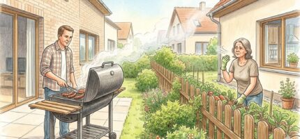 Letní grilování v zástavbě rodinných domů nelze považovat za přestupek.