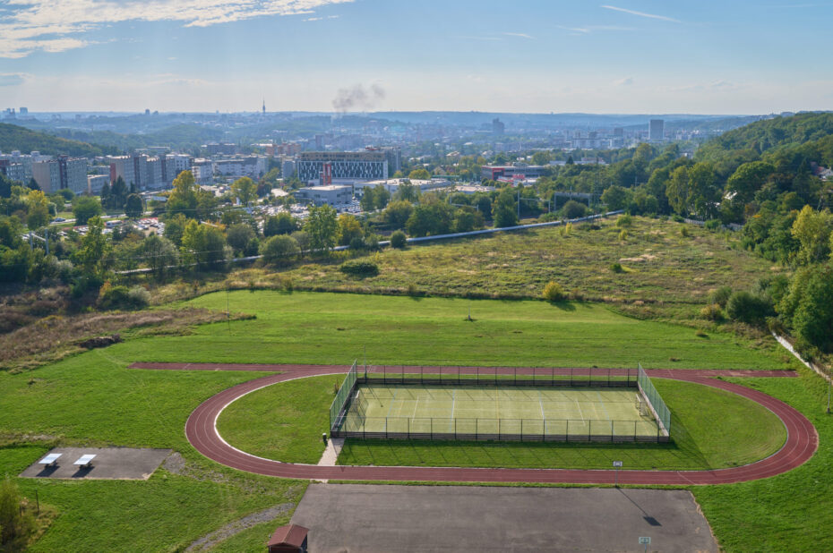 Hotelový výhled na naši metropoli se neomrzí.