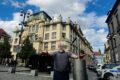 Mlžítko Pražských vodovodů a kanalizací v centru metropole, které v horkých dnech pomáhá ochlazovat veřejný prostor.