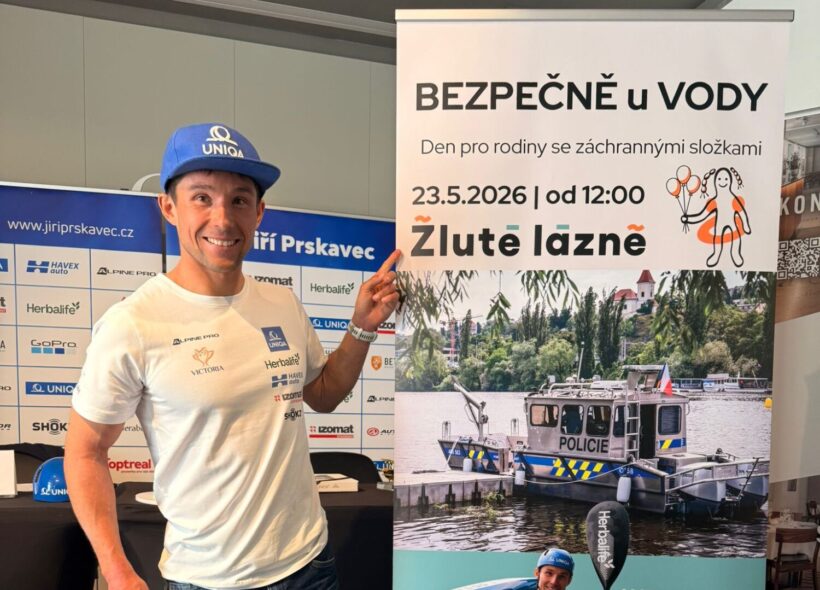 Ambasador akce Bezpečně u vody Jiří Prskavec představuje program sobotního dne ve Žlutých lázních.