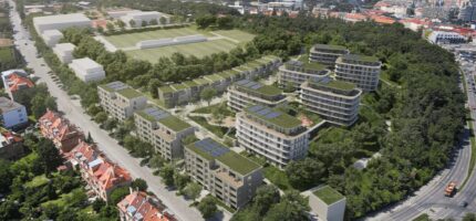 Vizualizace plánovaných úprav areálu Na Balkáně, o jejichž podobě se nyní vede jednání.