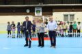 Starosta Prahy 13 David Vodrážka při slavnostním zahájení letního provozu inline bruslení na Zimním stadionu Bronzová.