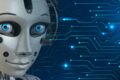Humanoidní robot jako symbol technologií, které představí festival TECHDAYS Praha 8 zaměřený na technické vzdělávání dětí a studentů.