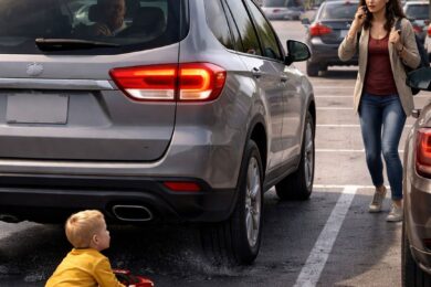 Není bohužel neobvyklé, že dítěti způsobí vážný úraz rodič - motorista...