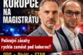 Policejní páska před pražským magistrátem symbolizuje razii kvůli podezření z korupce. Rada města se mezitím schází poprvé od vypuknutí kauzy, aniž by ji zařadila na program jednání.