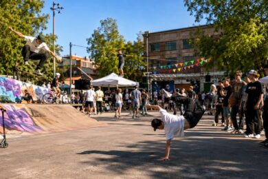 Festival nabídne mnoho pouličních sportů. 