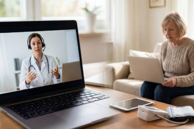 K lékaři už kvůli konzultaci nemusí vždy vést cesta přes čekárnu. Praha 9 nyní sází také na telemedicínu, která umožňuje řešit vybrané zdravotní potíže na dálku.