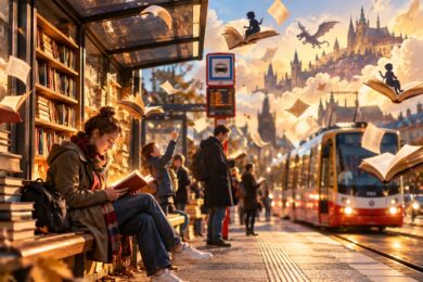Literatura dokáže známá místa proměnit ve svět fantazie. Právě na této myšlence stojí Zastávka Knižní, která na jeden den zavítá k Nádraží Holešovice.