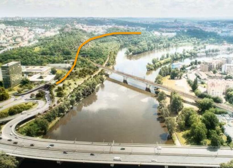 Vizualizace budoucího tunelu Bílá skála, který má být součástí dostavby pražského Městského okruhu. Hlavní město nyní vybralo dodavatele geotechnického monitoringu a kontroly okolních staveb za téměř 359 milionů korun.