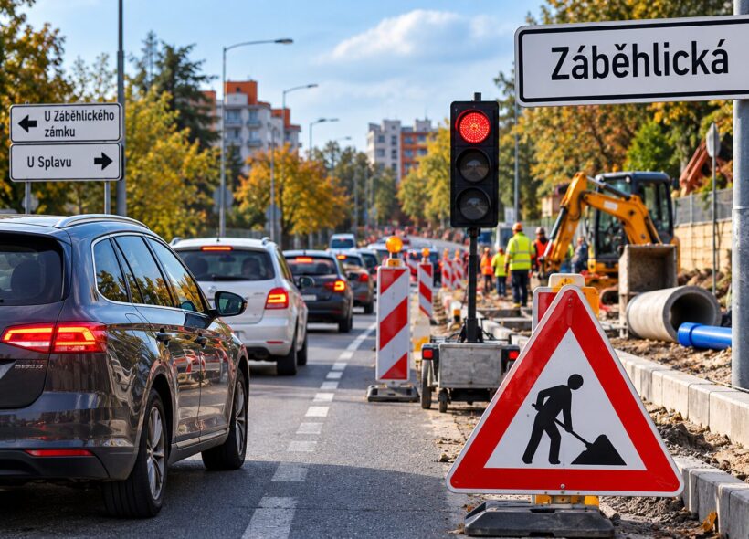 Od 19. do 31. října čeká řidiče v Záběhlické ulici částečná uzavírka. Kvůli stavebním pracím bude doprava v dotčeném úseku vedena střídavě jedním jízdním pruhem a řízena semafory.