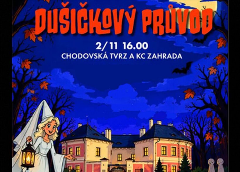 Tradiční Dušičkový průvod rozzáří v pondělí 2. listopadu Jižní Město. Účastníci se s lampiony vydají od Chodovské tvrze ke KC Zahrada, kde je čeká setkání s anděly Divadla Kvelb a promítání pohádky. Vstup na celou akci je zdarma.